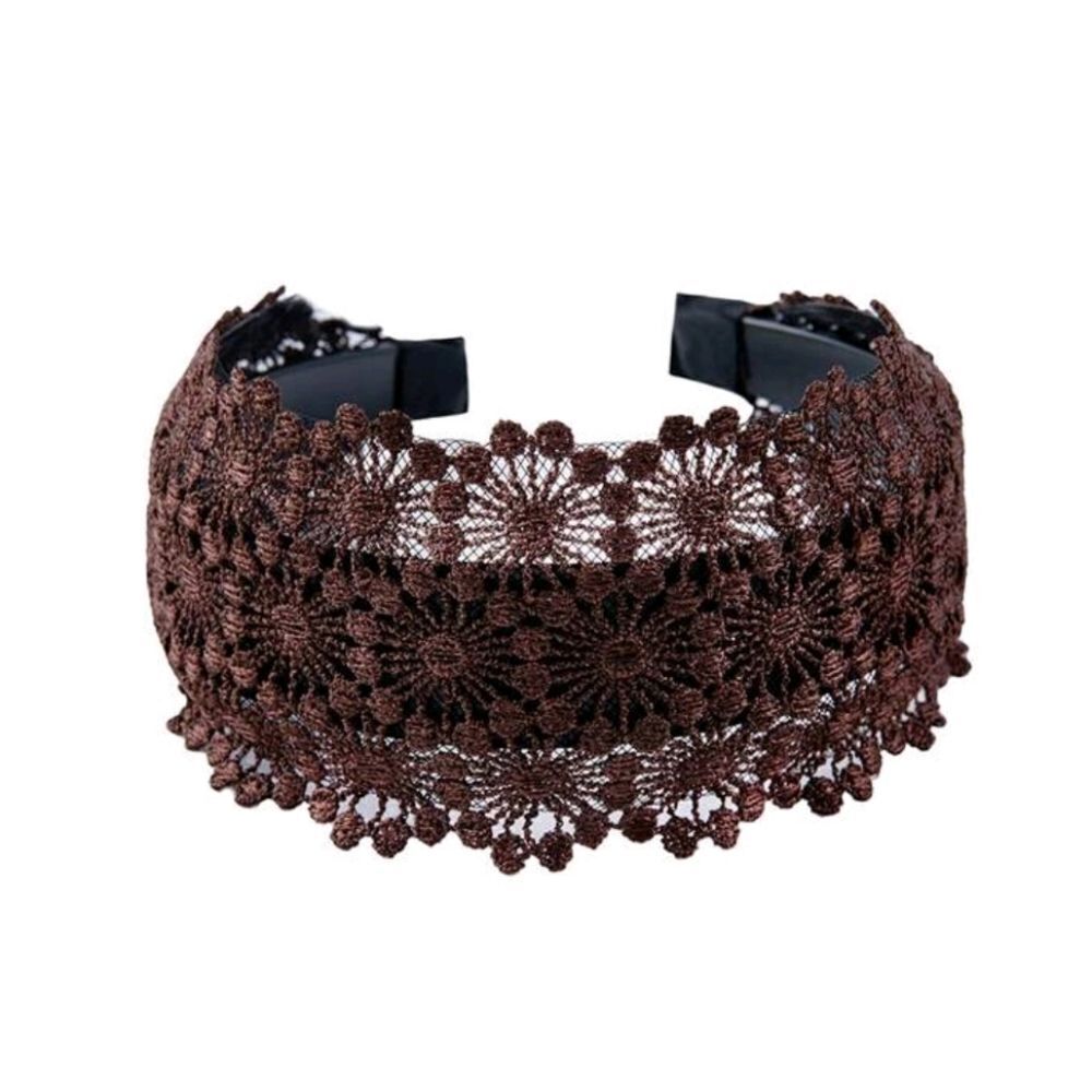 Brown Lace Headband